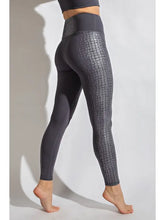 Load image into Gallery viewer, Charcoal Croc Yoga Leggings