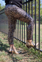 Load image into Gallery viewer, Sequin Leopard Mid Rise Pants