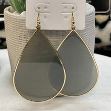 Load image into Gallery viewer, Large Tinted Teardrop Earrings