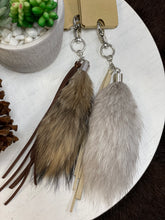 Load image into Gallery viewer, Small Tail &amp; Tassel Keychain
