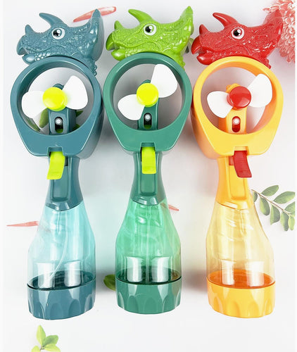 Portable Dinosaur Misting Water Spray Fan