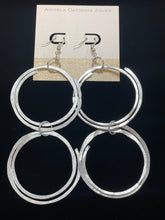 Load image into Gallery viewer, Angela Catirina Jones Large Double Hoop Earrings