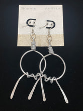 Load image into Gallery viewer, Angela Catirina Jones Medium Round Barbed Wire Earrings