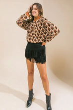 Load image into Gallery viewer, Black Faux Suede Skorts