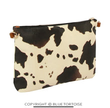 Load image into Gallery viewer, Cow Print Crossbody 3pc Set