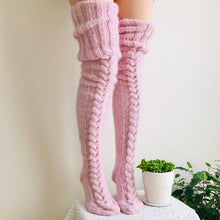 Load image into Gallery viewer, Winter Sexy Long Knit Socks