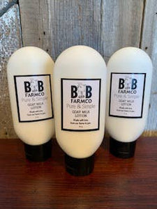 Plain & Simple Goat Milk 4oz Travel Lotion