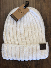 Load image into Gallery viewer, C.C. Chunky Ribbed Chenille Beanie Hat