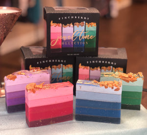 Jewel Tone 4 Bar Soap Collection Set